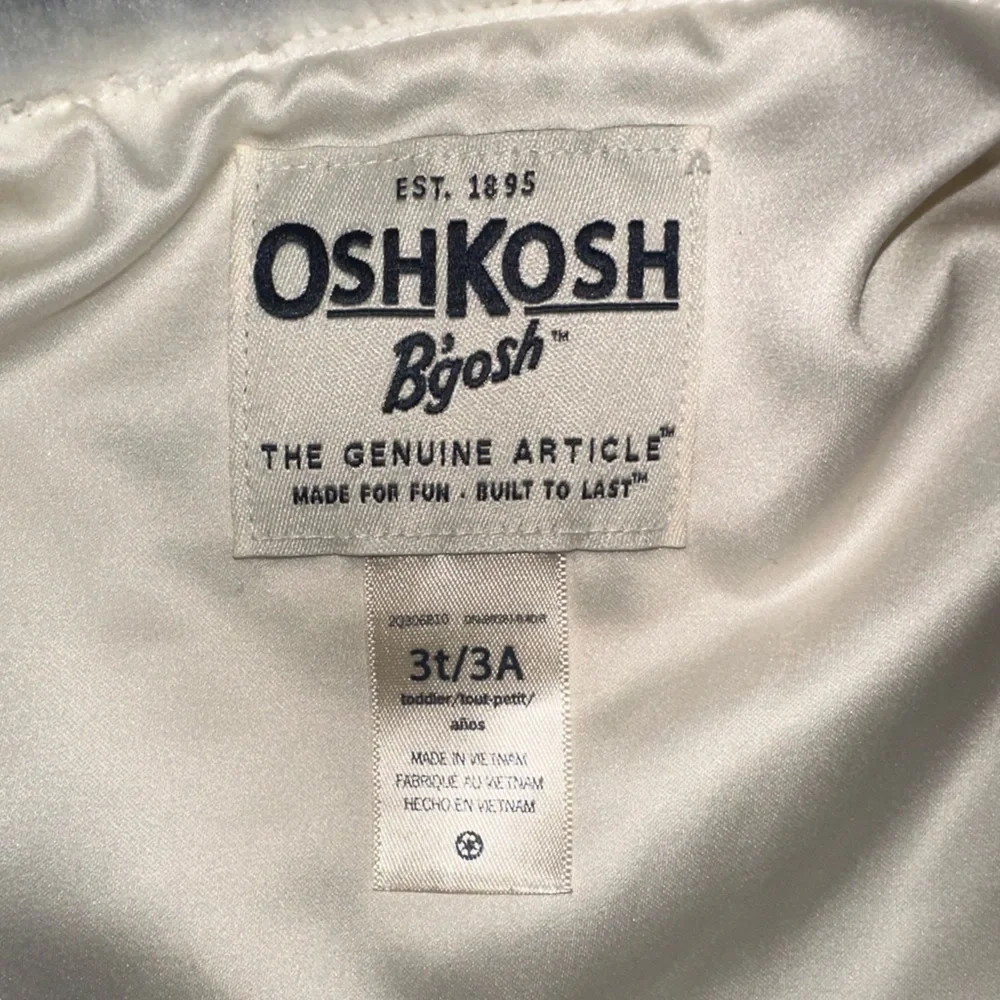 OshKosh B'gosh Faux Fur Vest Toddler Girl Size 3T